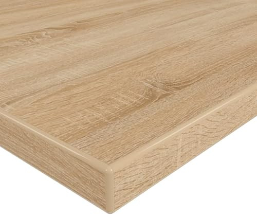 MySpiegel.de Tischplatte Holz Zuschnitt nach Maß Beschichtete Holzdekorplatte Sonoma Eiche in 25mm Stärke (150 x 70 cm, Sonoma Eiche)