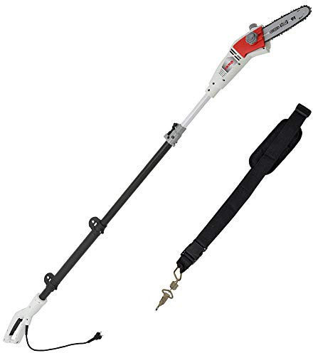 IKRA Elektro Teleskop Astsäge Hochentaster IEAS 750, Schnittlänge 185mm, Arbeitshöhe bis 4 Meter, leicht, inkl. Schultergurt
