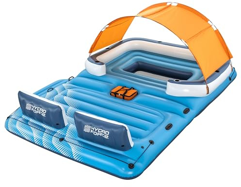 Bestway Hydro-Force 6-Personen-Badeinsel Tropical Breeze 389 x 274 cm