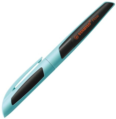 STABILO - Füller - Flow SPORTY | hellblau/schwarz, inkl. Patrone