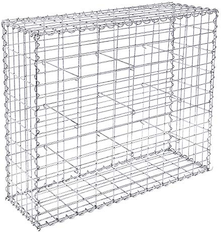 2er Set Gabionen Steingabionen Garten Gabione Drahtkorb Steinkorb Drahtstärke:4 Inkl Distanzhalter (100x50x30 cm)