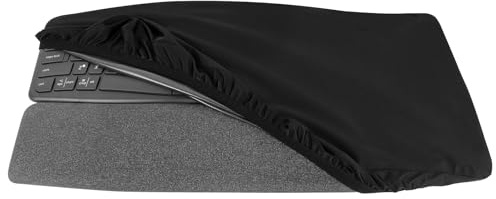 Geekria Tastatur-Staubschutz, ergonomische Tastaturabdeckung, schmutz- und spritzwassergeschützt, kompatibel mit Logitech ERGO K860 (Schwarz)