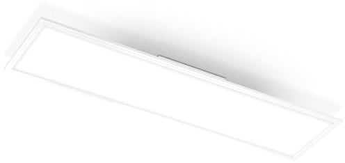 BRILONER - LED Deckenlampe ultraflach, neutralweiße Lichtfarbe, 38 Watt, 4100 Lumen, LED Lampe, LED Deckenleuchte, Wohnzimmerlampe, LED Panel, Küchenlampe, Deckenbeleuchtung, 119,5x29,5x6 cm, Weiß