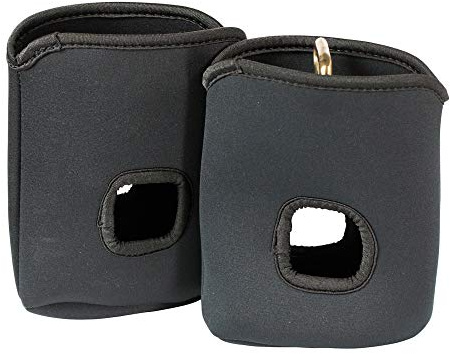 HORZE Neopren Steigbügelüberzüge, Schwarz,
