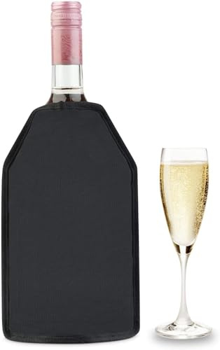 Onunaf Weinkühler Manschette Wasserdicht & Anti-Rutsch, Kühlmanschette für Wein, Champagner, Sekt & Flaschen, Portable Flaschenkühler Hülle für Unterwegs & Partys