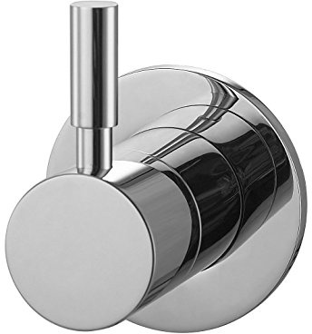 Aqua Bagno Design Taharet WC Armatur - Unterputzventil 1/2 inkl. Grundkörper aus Messing - Unterputz Armatur Bad Bidet Bidetarmatur (chrom)