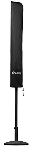 Sekey Sonnenschirm Schutzhülle für Ø 200 cm / 200cm × 150 cm /200 cm × 125 cm Sonnenschirm, Abdeckhauben für Sonnenschirme, 100% Polyester, Wasserdicht & UV-Beständig