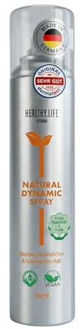 HLV - Natural Dynamic Spray | VEGAN Haarspray für Natürlichen, Schwungvollen Halt | Mit Styling - Festiger für Frisur Stabilität, Fülle & Auffallender Glanz | für Damen & Herren, 300ml