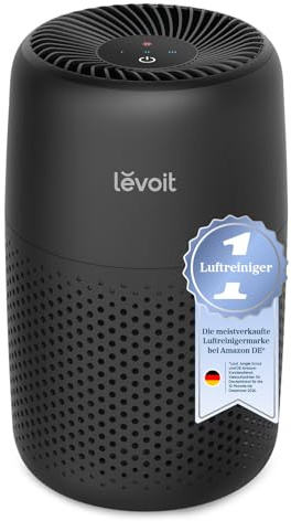 LEVOIT Luftreiniger mit Aromatherapie, Air Purifier für Schlafzimmer, 3-in-1 HEPA Aktivkohlefilter gegen Schimmel und Staub, Energieverbrauch 7W, leiser Betrieb, 3 Geschwindigkeiten, Core Mini Schwarz