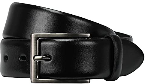 LLOYD-Herren-Ledergürtel 35 mm Dorn-Schließe 05-Schwarz BW-110