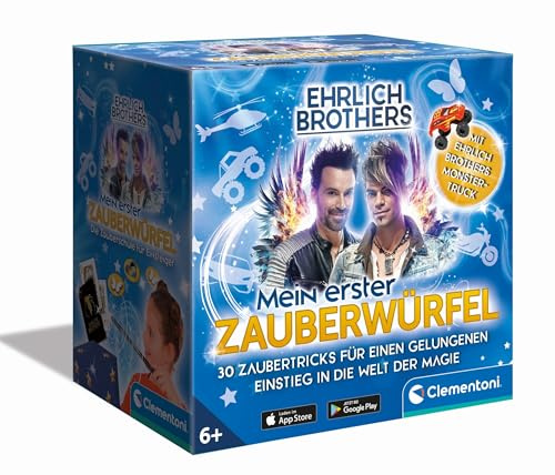 Clementoni Ehrlich Brothers Mein erster Zauberwürfel | Equipment für Zaubertricks - Zauberbox als Einstieg in die Magie - Zauberkasten für Kinder ab 6 Jahren - ideal als Geschenk