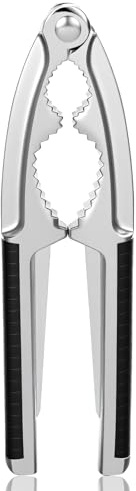 Tyqour Nussknacker Walnüsse Nutcracker Metall Walnussknacker mit rutschfeste Griff Nüsse Knacker Haselnussknacker Walnüsse Nussknacker für Alle Arten von Nüssen, Hummercracker, Krabbencracker