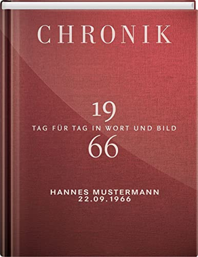 Chronik Personalisierte 1966 - Jahrgangsband - persönliches Geschenk