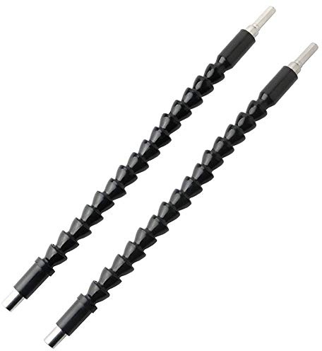 MAEXUS Flexible Leistungs Bits Bohrer Verlängerung Shaft Extension Bits Schraubendreher für Verbinden Fahrt Welle Spitze Bohren Bit Einstelle, 295mm, 2 Stück