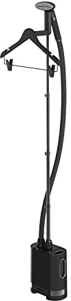 SteamOne Vertikaler Steamer Dampfglätter Schwarz 2000W - 80min | Vertikaler Steamer Stilys, 2000W, 80min Laufzeit, Edelstahlsohle, 3 Dampfmodi, Wärmeschutzschlauch, SY70SB