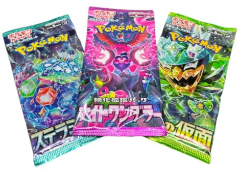 3er-Pack japanische Random Pokémon-Booster