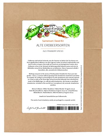 Alte Erdbeersorten - Samenset mit 3 traditionellen, aromatischen Sorten Grundset