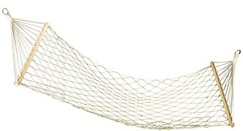 Dongbin hängematte mit Gestell , Outdoor zubehã 200 x 80 cm mit Gestell Outdoor Tragbare mit Tragetasche für Terrasse Hof Garten Stabhängematte Schmal,Beige