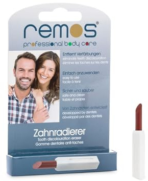 REMOS Zahnradierer & Zahnpolierer gegen Verfärbung durch Tabak Tee Kaffee