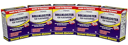 5x Vlieskleister Rollkleister Tapeten Kleister für Vliestapeten 1kg