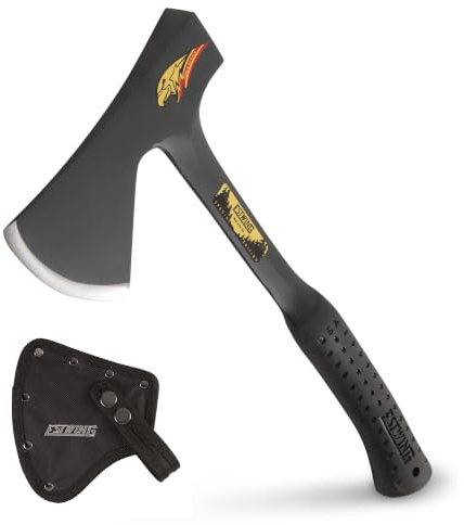 Estwing Estwing Camper's Axe Special | E44ASE Camping-Axe aus den USA Made Special Edition mit geschmiedeter Stahlkonstruktion und stoßdämpfendem Griff
