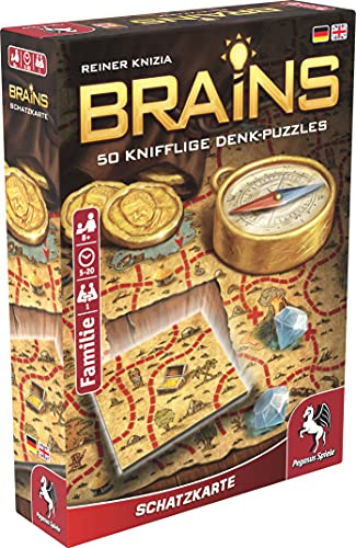 Pegasus Spiele 18131G - Brains Schatzkarte, M, Keine