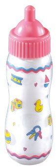 Happy People 50360 - Puppen Milchfläschchen, Circa 12.5 cm, Rosa