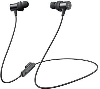 truefree HD-100 In Ear Kopfhörer, Bluetooth 6.0 Kopfhörer, Magnetische Nackenbügel Sportkopfhörer, Spatial Audio, IP67 Wasserdicht, 20 Std.Doppelverbindung, KI-Anruf-Rauschunterdrückung, App