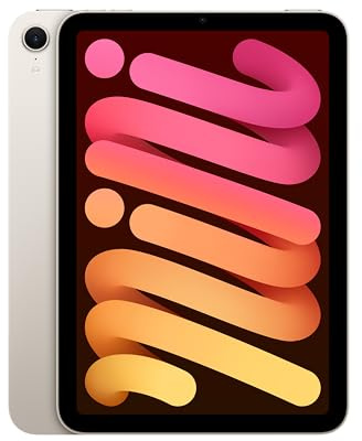 Apple iPad mini (A17 Pro): 8,3'' Liquid Retina Display, 128 GB, WLAN 6E, 12 MP Front /12 MP Rückkamera, Touch ID, Batterie für den ganzen Tag – Polarstern