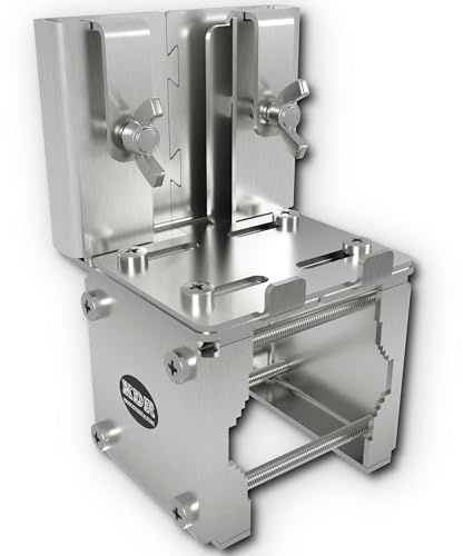 KDR Balkonfächerhalter aus Edelstahl – Halterung ohne Bohren für Sichtschutz/Seitenmarkise bis 140×140 cm – Klemmhalter für Geländer rund & eckig – wetterfest, stabil, rostfrei