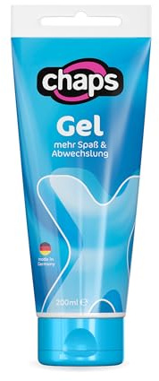 Chaps Gleitgel auf Wasserbasis – farb- & geruchlos für mehr Spaß – 200 ml | wasserbasiertes Gleitgel sorgt für mehr Abwechslung & Spaß beim Liebesspiel – dermatologisch getestet, Made in Germany