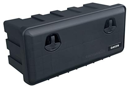 ARZER LKW Staukasten aus Kunststoff 750x350x300mm, 40 Liter, Edelstahlhaus Werkzeugkasten, Staubox, Werkzeugkiste, Gurtkiste, Deichselbox, Daken Just, Daken J040