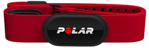 Polar H10 - Herzfrequenz-Sensor – ANT +/Bluetooth-Konnektivität, EKG-Messung, wasserdicht, austauschbare Batterie, kompatibel mit Sportuhren, Smartwatches, Trainingsgeräten, Rote Amazon-Exklusivität