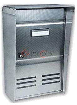 Alubox 2727010 DR 2E/W Kassette/Buchstaben Alubox Edelstahl Magazin 26 x 12 x 37 cm