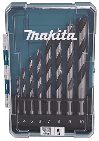 Makita D-77257 Holz-Bit-Set, 8-teilig