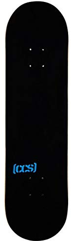 [CCS] Skateboard-Brett/Deck, 19,1 cm, Logo Schwarz