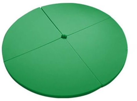 Faltbare Pole Dance Matte Runde Workout Gymnastik Pads Anti-Fall Anti-Rutsch Schutz Matte for Pole Dance Sicherheit Matte Yoga gym(150cm Green,Thickness 3CM)