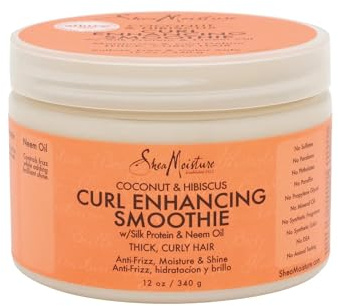 Shea Moisture Coconut und Hibiscus Curl Enhancing Smoothie, 1er Pack (1 x 340 g)