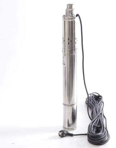 V2A Tiefbrunnenpumpe Brunnenpumpe Gartenpumpe 3 74 mm bis 2400l/h 750 W Typ SQIBO750 11,5bar