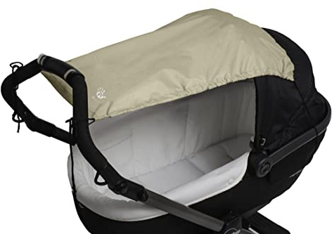 Altabebe AL7010-03 Sonnensegel mit UV Schutz für Kinderwagen/Buggys, Bleached Sand