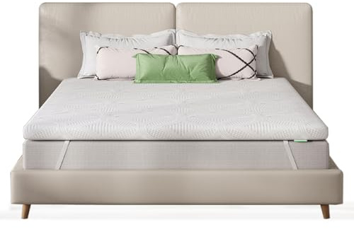 Novilla Matratzen Topper 140x190 7.5 Höhe Gel Topper Memory Foam MatratzenTopper für Boxspringbett Wohnwagen Schlafsofa Matratzenauflage Bezug Waschbar Oeko-TEx