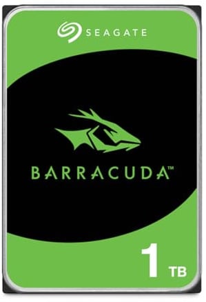 Seagate BarraCuda 1TB, Interne Festplatte HDD, 3.5 Zoll, 7200 U/Min, 64 MB Cache, SATA 6 Gb/s, silber, inkl. Data Rescue Service (ST1000DMZ14)