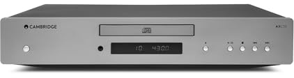 Cambridge Audio AXC35 – CD-Player, HiFi-CD-Player mit lückenloser Wiedergabe, Wolfson DAC & Digitalausgang für Heimstereoanlage – Lunar Grey