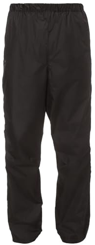 VAUDE Herren Hose Men's Fluid Full-Zip Pants II S/S, wasserdicht | Wasserdichte Sporthose für Herren mit 2-Lagen-Membran – Überhose mit seitlichem Reißverschluss – für Radfahren und Wandern