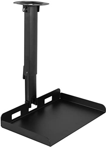 VIVO Universelle ausziehbare Decken-Beamer-Halterung, Höhenverstellbare Projektion, Lochfreie Installation, Versteckte Kabelführung, Schwarz, MOUNT-VP08B