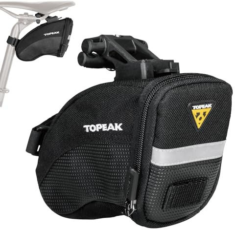 Topeak Aero Wedge Pack Fahrrad Sattel Tasche, 15000006, Größe small, Schwarz