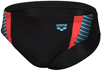 Arena Threefold R Herren Badeslip, schnell trocknend, chlor- und salzresistentes Maxfit Eco-Gewebe mit UPF 50+ UV-Schutz, Herren Badehose mit gefütterter Vorderseite