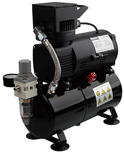 Airgoo Luxus Airbrush Kompressor AG-426 mit Supermacht Lüfter und Lufttank