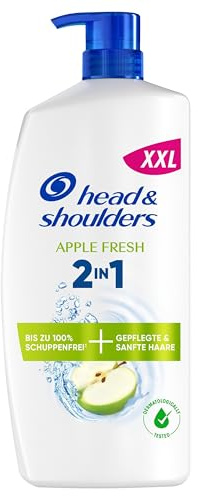 Head & Shoulders Apple Fresh 2-in-1 Anti-Schuppen-Shampoo und Pflegespülung 800ml Pumpspender. Öl-Schutz