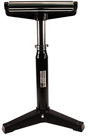 WELDINGER Rollenständer höhenverstellbar von 580-970 mm Rollenbock Arbeitsbock massiver Ständer aus Guss